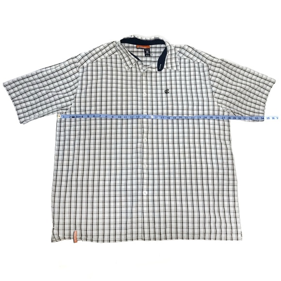# Roca Wear Men's Short Sleeve Button Down Size 3XL - Picture 3 of 6